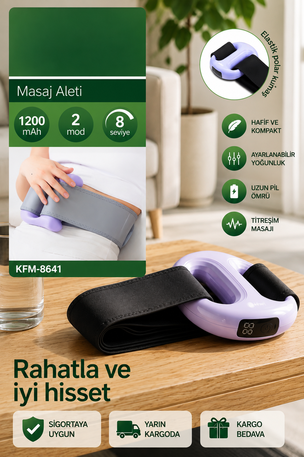 Kas Rahatlatıcı Masaj Kemeri levareserrea